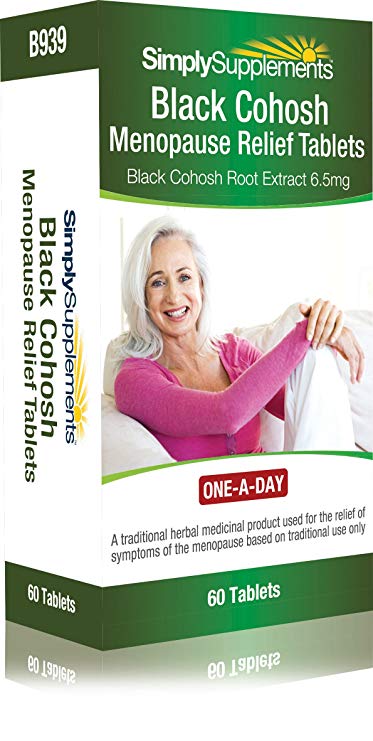 Black Cohosh Tablets Menopause Relief (THR) | 60 Tablets | 100% money back guarantee