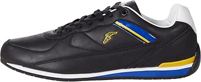 Goodyear Shift Racing Sneaker for Men, Pair, Athletic Auto Racing Footwear with Non-Slip EVA Rubber Soles, PU Leather Upper, Mesh Lining