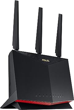 ASUS RT-AX86U Pro (AX5700) Dual Band WiFi 6 Extendable Gaming Router, 2.5G Port, Mobile Game Mode, Port Forwarding, Subscription-Free Network Security, VPN, AiMesh Compatible (Renewed)