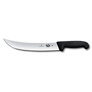 Victorinox Cutlery 10-Inch Curved Cimeter, Black Fibrox Handle