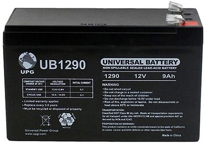 Universal Power Group 12V 9AH SLA Replacement Battery for APC Back-UPS 600 BN600