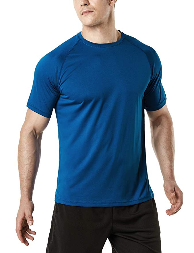 Tesla Men's HyperDri Short Sleeve T-Shirt Athletic Cool Running Top MTS04/MTS03