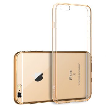 iPhone 6s Plus Case, JETech Apple iPhone 6/6s Plus Case Shock-Absorption Bumper and Anti-Scratch Clear Back for iPhone 6s 6 Plus 5.5 Inch (Gold)