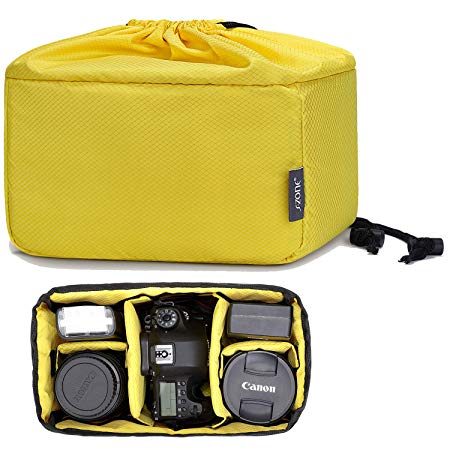 S-ZONE Shockproof DSLR SLR Camera bag Partition Padded Camera Insert Camera Luggage Inner Case Bag, Make Your Own Camera Bag