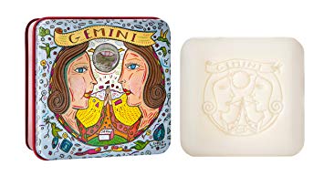 Pre De Provence Zodiac Tin Bar Soap, Gemini, 100 Gram