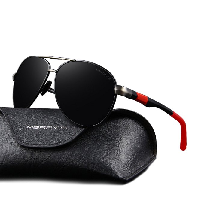 MERRY'S Men Classic Brand Sunglasses HD Polarized Driving Sun Glasses S8404