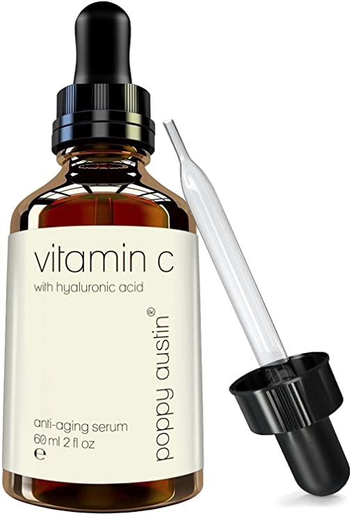 Vitamin C Serum for Face - HUGE 60ml Bottle - Vegan Certified, Cruelty-Free, Organic - with Hyaluronic Acid Serum, Jojoba Oil & Vitamin E
