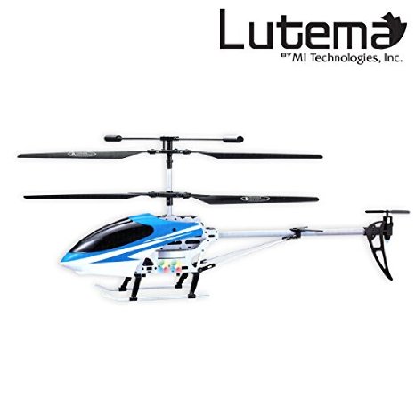 Lutema Mid-Sized 3.5CH Remote Control Helicopter, Blue
