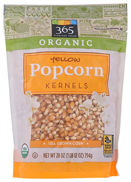 365 Everyday Value, Organic Yellow Popcorn Kernels, 28 Ounce