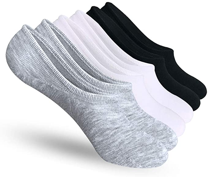 No Show Socks Women 6-9 Pairs Thin Casual Non-Slip Low Cut Flat Liner
