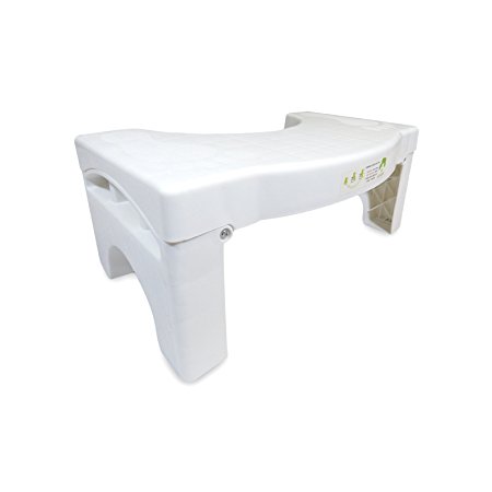 Folding Toilet Squat Potty Step Stool Bathroom Training Seat Aid For Piles & Constipation GreenHouse
