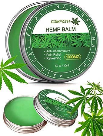 Hemp Salve for Pain Relief - Max Strength | 100% Natural Ointment | Perfect for Knee, Joint, and Back Pain 30ml(1000mg).