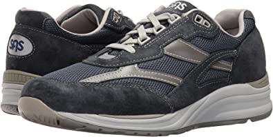 SAS Journey Mesh Shoes for Men - Suede and Mesh Upper with Lace-up Closure, Breathable Sports Joggers