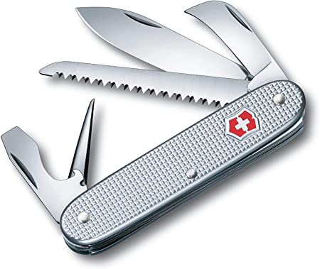 Victorinox Swiss Army 7 Alox Silver Boxed