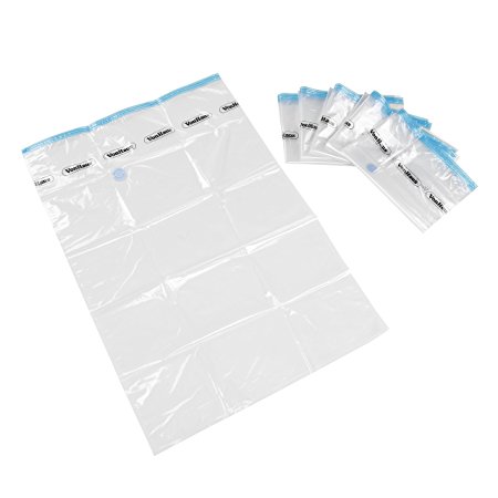 VonHaus 6 XL Vacuum Bags - One Size Jumbo Space Saving Bags for Storage - Ideal for Clothes, Bedding, Duvets, Pillows, Curtains