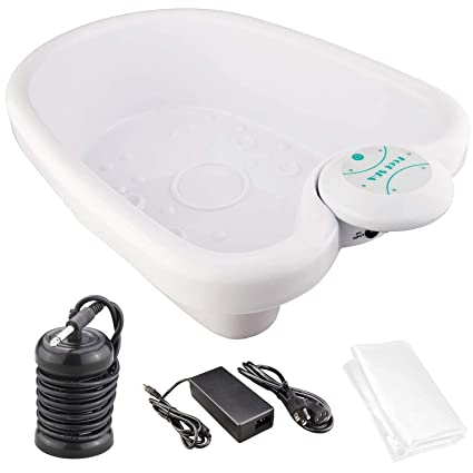 Ionic Detox Foot SPA Footbath, Ionic Cleanse Detox Foot Bath Spa Machine, Foot Basin Holiday Gif with 5 Tub liners