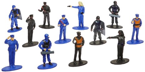 US Toy Police Figurines (12 Piece)
