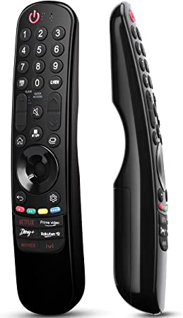 Gvirtue Universal for LG Magic Remote Control, Replacement for LG LED OLED LCD 4K UHD Smart TV, with Buttons for Netflix, Prime Video, Disney Plus, LG-Channels Button(No Voice Search)