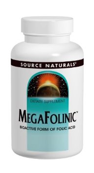 Source Naturals MegaFolinic, 800 Mcg 120 Tablets