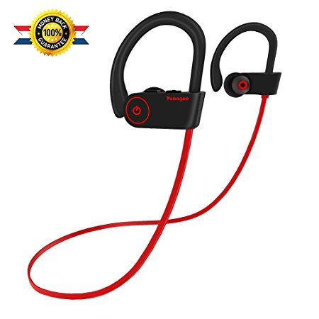 【Valentines Day Gift】Bluetooth Headphones MRS LONG Y2 Wireless Sport Earphones w/ Mic IPX7 Waterproof Sweatproof Bluetooth Earphone HD Stereo Noise Cancelling Bluetooth Earbuds for Gym Running Workout