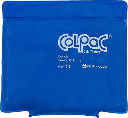 Chattanooga ColPac Cold Therapy, Blue Vinyl, Small/Quarter-Size Cold Pack (5.5" x 7.5")