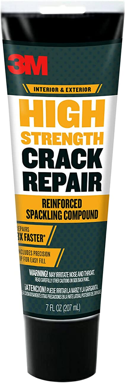 3M High Strength Crack Repair, Wall Crack Repair, Squeeze Tube, 7 oz.