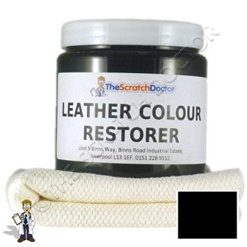 BLACK Leather Colour Restorer for Faded and Worn Car Interiors