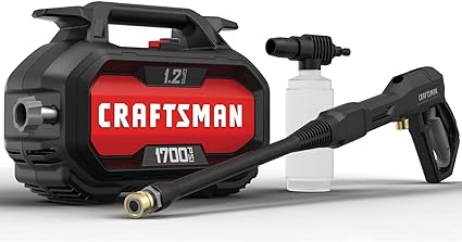 Craftsman Electric Pressure Washer, Cold Water, 1700-PSI, 1.2-GPM, Corded (CMEPW1700)