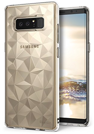 Samsung Galaxy Note 8 Phone Case Ringke [AIR PRISM] 3D Contemporary Design Chic Ultra Lightweight Geometric Stylish Pattern Protective TPU Drop Resistant Cover for Galaxy Note8 – Clear