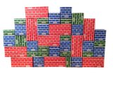 Mondo Bloxx 40 Piece Brick Block Set USA Made Assorted Sizes