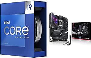 Intel Core i9-13900K (Latest Gen) Gaming Desktop Processor 24 cores (8 P-cores   16 E-cores) with Integrated Graphics - Unlockedand ASUS ROG Strix Z790-E Gaming WiFi 6E LGA 1700(Intel® 12th&13th Gen)