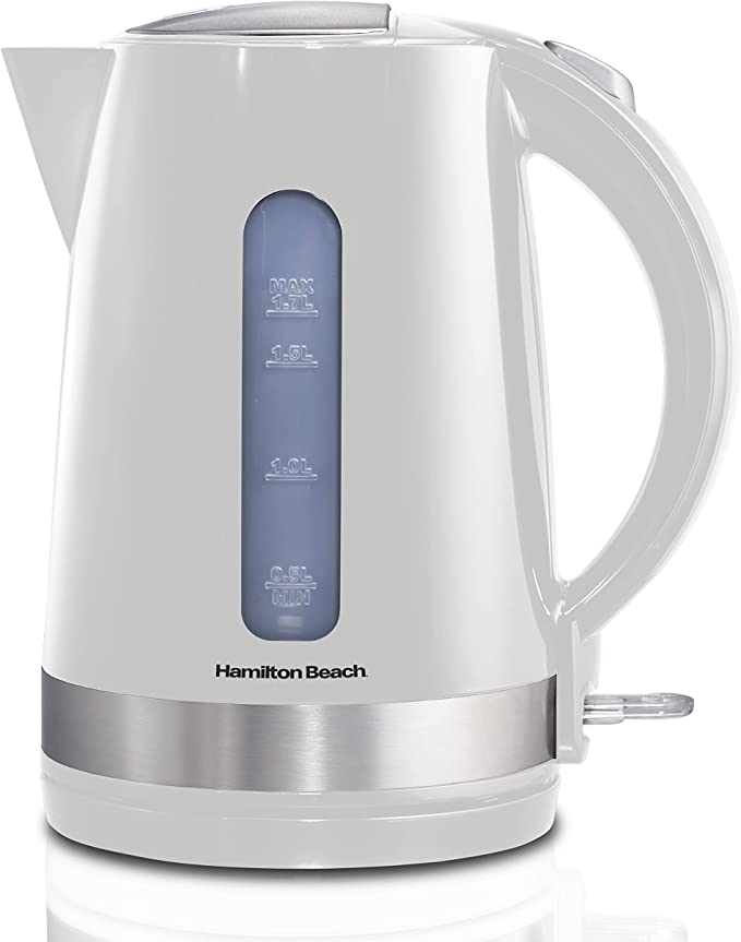 Hamiton Beach Cordless Kettle, WHITE, 1.7 litre