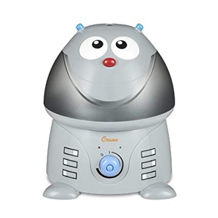 Crane USA Filter-Free Cool Mist Humidifiers for Kids, Robot