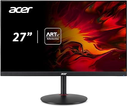 acer Nitro XV272U RV 27" Zero-Frame WQHD 2560 x 1440 Gaming Monitor | AMD FreeSync Premium | A.R.T. (Advanced Reflectionless Technology) | 170Hz | 0.5ms | 95% DCI-P3 | 1 x Display Port & 2 x HDMI 2.0