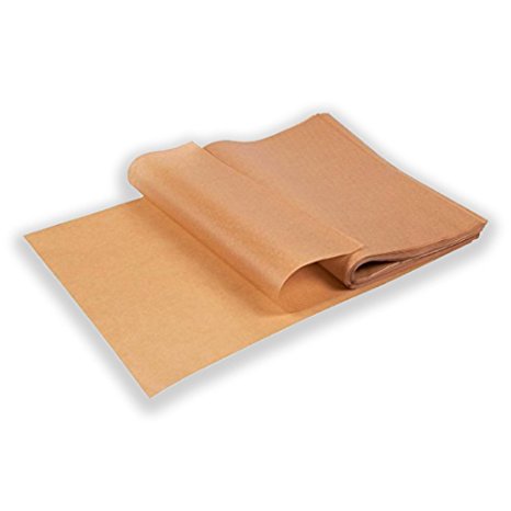EntréeBake Unbleached Precut Parchment Paper Sheets (200pcs) - Will not Curl or Burn - Quicker than Roll - Perfect for 12x16 Inch Pans - Non Toxic Baking Sheet Liners - Ziploc For Easy Storage