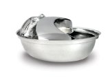 Pioneer Pet Raindrop Oval Stainless Steel Fountain
