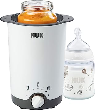 NUK Thermo 3 in 1 scaldabiberon | Per riscaldare, scongelare e mantenere in caldo facili, sicuri e delicati | Per vasetti e biberon per pappe