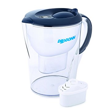DRAGONN Alkaline Water Pitcher - 3.5 Liters, Free Filter Included