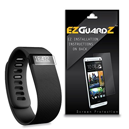 (2-Pack) EZGuardZ Screen Protector for FitBit Charge HR (Ultra Clear)