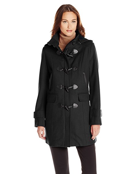 Tommy Hilfiger Women's Missy Wool-Blend Duffle Coat