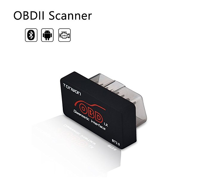 Car Bluetooth OBD 2, TONWON OBD2 Car Code Reader Scan Tool Scanner Adapter Check Engine Light Diagnostic Tool for Android