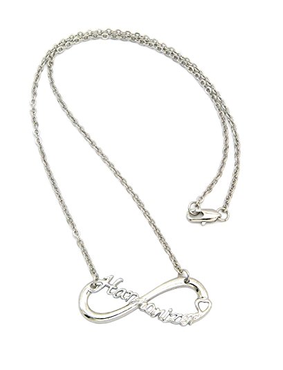 Harmonizer Fans Infinity Necklace in Silver Tone w/ 18" Link Chain XC466R