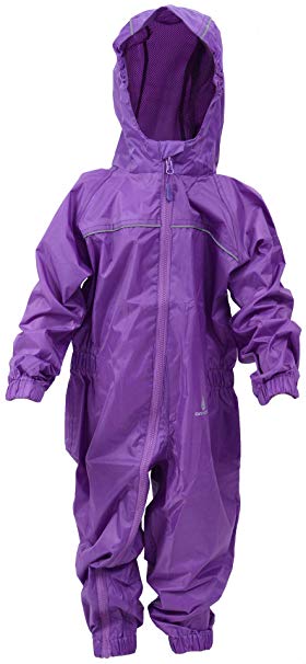 DRY KIDS - Waterproof Rainsuit 2 Yrs Purple