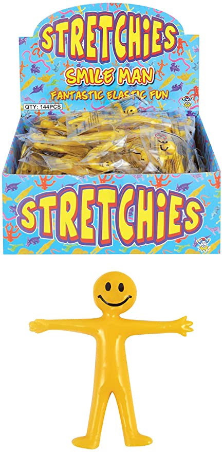 Henbrandt 20 x Stretchy Smile Men Party Bags Fillers