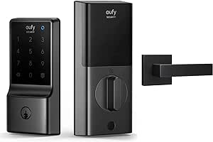 eufy Security Video Smart Lock C210 Pack with Square Door Handle