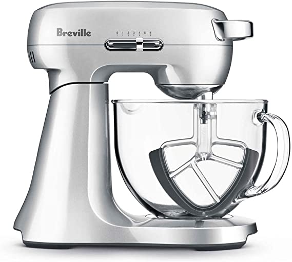 Breville The Scraper Bench Mixer, Silver BEM430SIL