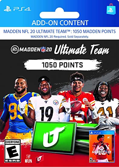 Madden NFL 20: MUT 1050 Madden Points Pack - [PS4 Digital Code]