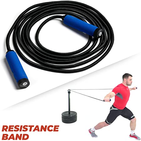 WARM BODY COLD MIND TOROKHTIY’s Resistance Band Cord for Crossfit and Strength Training, Home Workouts, Physical Therapy with Foam Handles. Shoulder Activation System Designed