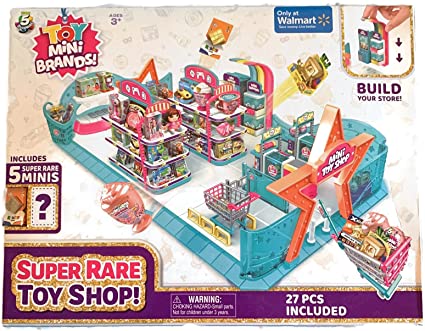 ZURU Mini Brands Super Rare Toy Shop - Includes 5 Super Rare Minis