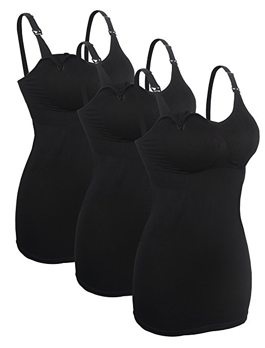 iLoveSIA 3PCS Women's Nursing Cami Maternity Breastfeeding Tank Tops